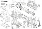 Bosch 3 601 E15 041 GST 140 BCE Orbital Jigsaw Spare Parts